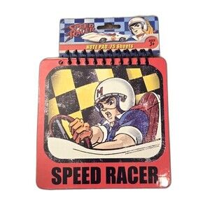 Speed Racer Memorabilia Spiral Notebook 75 Pages  (RARE)